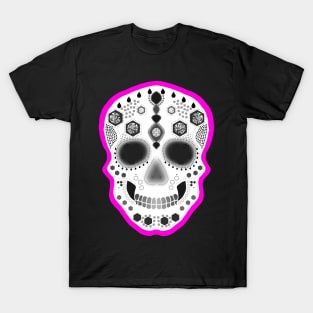 Bright Pink Sugar Skull T-Shirt